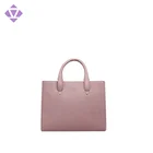 2019 new goods elegant Europe latest designer top layer Italy pebble grain leather ladies purses handbag