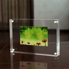 2016 new style acrylic double-side fridge magnetic photofunia photo frame