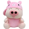 Bestdan factory custom logo different animal shaped plush toy stuffed pig