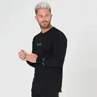 Wholesale Customized fitness sport training men's t-shirt long sleeve t-shirt for men
