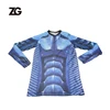 Breathable Material Custom High Quality Sublimated Mens Rash Guard Shirt Interesting Design