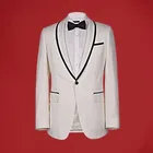 2017 The latest fashion men's shawl collar suits