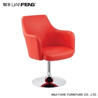 Directly factory cheap pu leather wood bar stools with metal frame