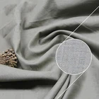 100% Pure Ramie 21*21/60*60 Woven Solid Dyeing Fabric Prices Roll organic ramie fabric