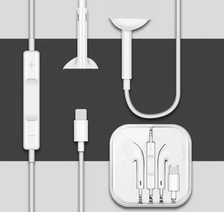 good quality mobile phone earphone earpod hand free earbuds with blue tooth microphone for iphone 7 8 x earphone for apple - ANKUX.COM