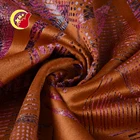 Spot goods fancy design wholesale super soft unique shiny silky furry upholstery fleece fabric for sale