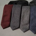 Luxury Mens Wool Ties Classical Men Vintage Style Necktie