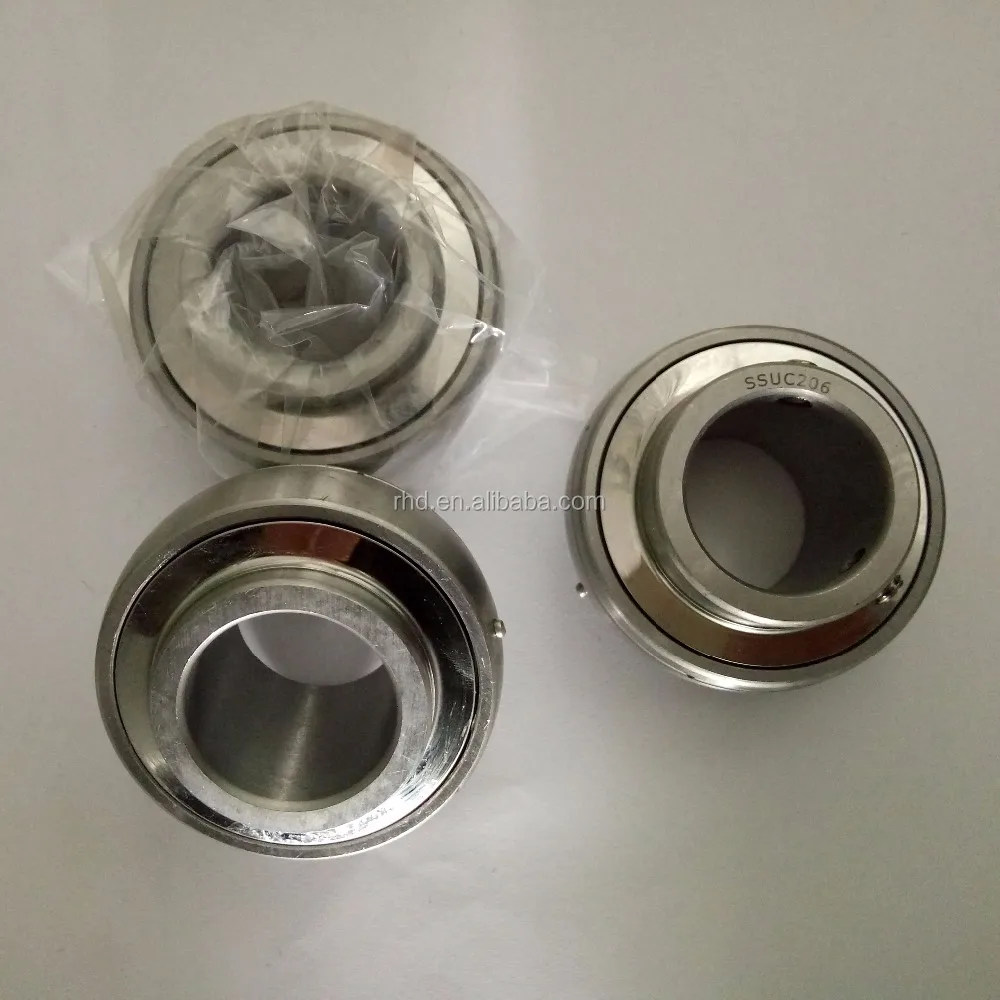 SUC205 25mm Stainless Steel Insert 25mm Bore Bearing main image 1