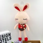 new love soft shy rabbit cartoon stuffed animals with long eyelashes