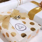 High Quality Gold Print Gift Wrapping Paper for Birthday Holiday Wedding Gift Wrap