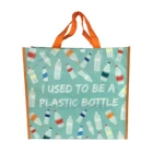 Non woven Laminated Shopping Eco pp nonwoven custom logo print RPET bag