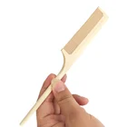 Professional Private Label Natural Eco-Friendly Wooden Barber Rat Tail Hair Styling Comb