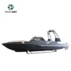 Unmanned survey boat Hybrid Power and cockpit manual operation high speed hydrographic Survey vessel 10.3m boat
