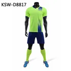 Men sports kit youth soccer jersey sets uniforms team soccer shirts shorts wholesale