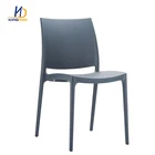 Plastic Bright Colored Chairs For Student Outdoor Armless Stacking Chair