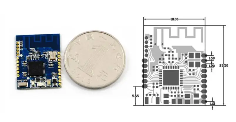 Taidacent home sensor network zigbee light link 2.4 GHz IEEE 802.15.4 rf transceiver uart cc2530 price of zigbee module - ANKUX.COM