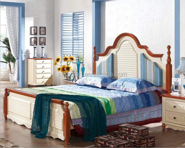 bed room furniture solid wood kids bed