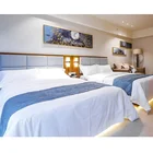 Laminated type hotel headboard for hotel furniture with fabric foam padding
