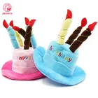 JXANRY Pet Dog Cat Accessories Pet Birthday Hat Cake Candle Decoration Fashion Accessories Manufacturer's Direct Wholesale