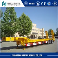China Brand New Excavator Transporting Gooseneck