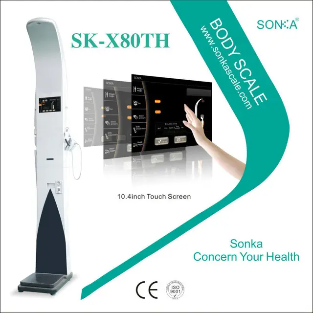 weight and height measuring machine with printer|coin acceptor|blood pressure blood oxygen monitor SK-80th new product