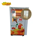 Supermarket Mall Touch Screen Control Orange Juice Vending Machine