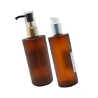 plastic shampoo empty bottle empty PET shampoo bottle 350ML packaging bottles for shampoo hair oil plastic containers