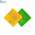 In stock multifunctional paisley bandana square cotton mask bandana