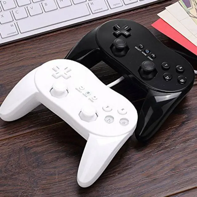 wired classic controller for wiiu nintendo wii pro