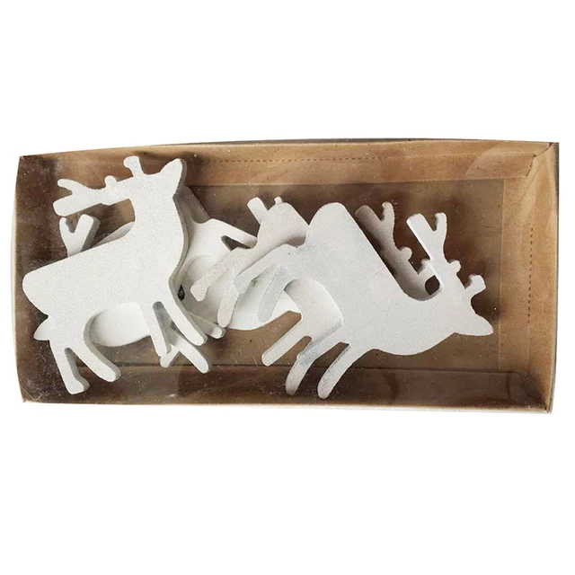 holiday gift wooden christmas tree hanging ornament