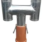 CE Terracotta Chimney Cowl Clay Chimney cap stainless steel fireplace and stove top flue pipe fittings flue kits Flue Clay Pot
