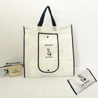 Factory custom recyclable non woven foldable tote bag