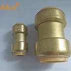 10 years manufacturer brass plumbing fitting brass push fit quick connect water fittings pipe for water