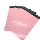 Custom LDPE plastic clear poly mailers printed color postal shipping bags self adhesive customise mailing bag
