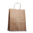 china factory high quality cheap brown kraft paper bags with handles