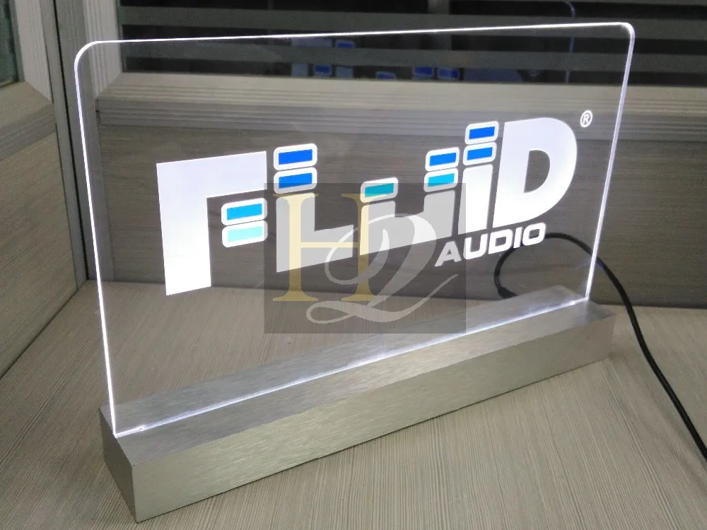 Factory Supplier Aluminum Base Wine Acrylic Led Edge Lit Sign Buy
