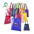 Hot selling China Manufacturer Wholesale Black Color Reusable Shopping Customised Plain Tote Non Woven Bags
