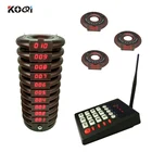 quanzhou 433.92MHZ Coaster Pager Guest Pager System for fast food restaurant