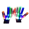 Made In China Party Favors Color Changing Flashing Skeleton Light Up Gloves for Men Teen Boy Gifts