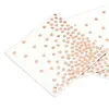 Wedding/Birthday/Baby Shower gold and silver party napkin white (100-pack) napkins