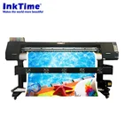 4color CMYK Piezo electric flex banner digital flatbed printing machine eco solvent printer