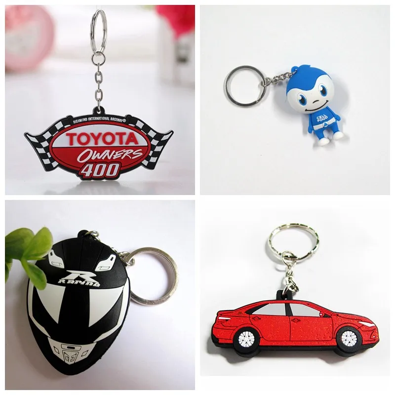 custom soft pvc keychain