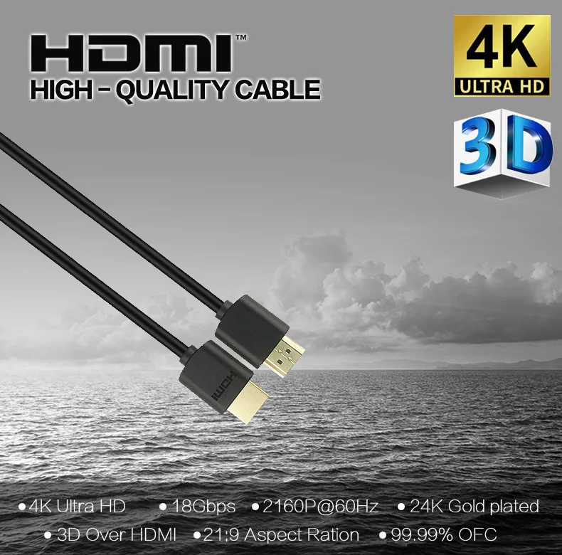 hot selling HDMI 19P MALE TO HDMI 19P MALE HDMI cable - ANKUX.COM