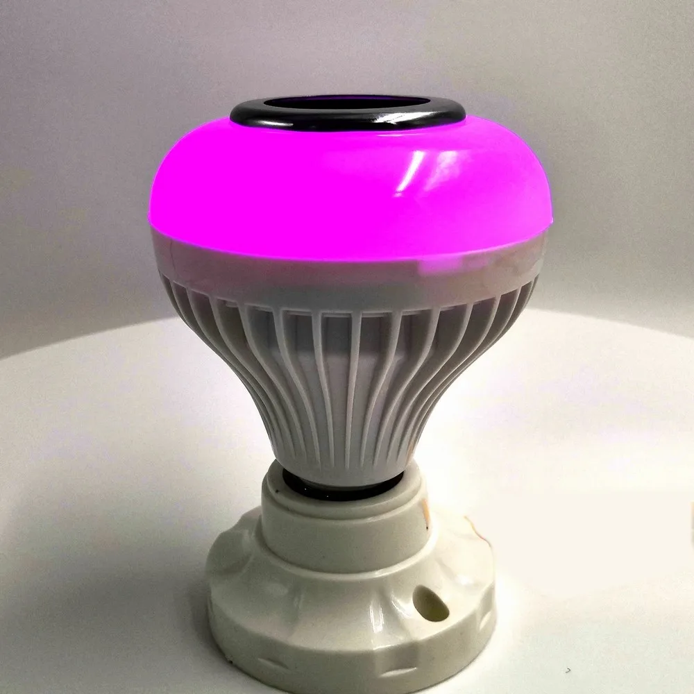 Intelligent color changeable LED bulb speaker , with remote controller - ANKUX.COM