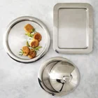 high quality double wall stainless steel 20in serving tray