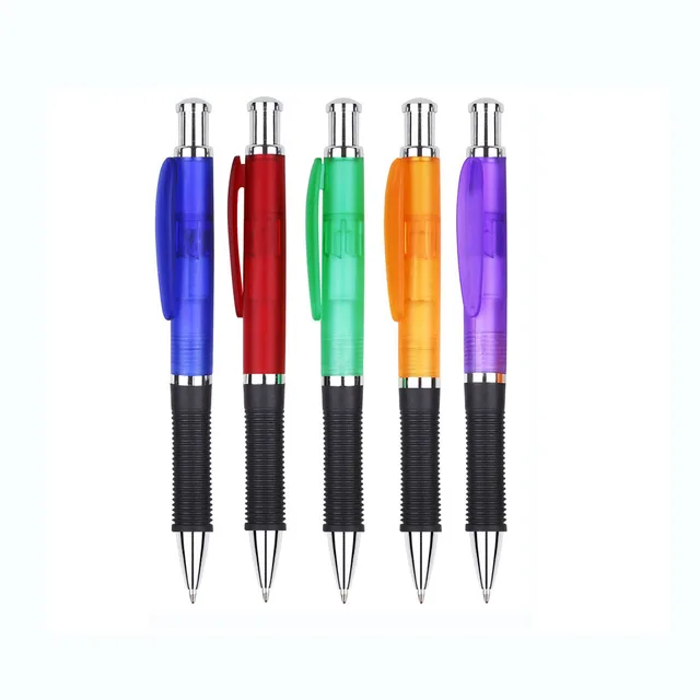 HF6079A colorful soft rubber grip plastic rotring pen with custom logo
