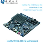 x86 single board computer Baytrial dual ethernet board Onboard DDR3L 1.35V 4G memory J1900 Processor Fanless thin itx