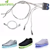 Factory custom 3 volt 3528 rechargeable battery powered led strip light for shoes