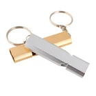 High Quality Double Tube Stainless Steel Emergency Rescue Safety Whistle