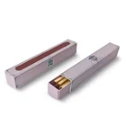 safety wooden lipstick matches with blue tip and black stick